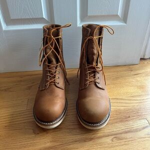 Silverado, Steel Toe, Tan Leather Boots